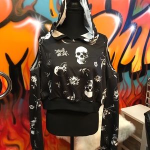 Cropped hoodie
